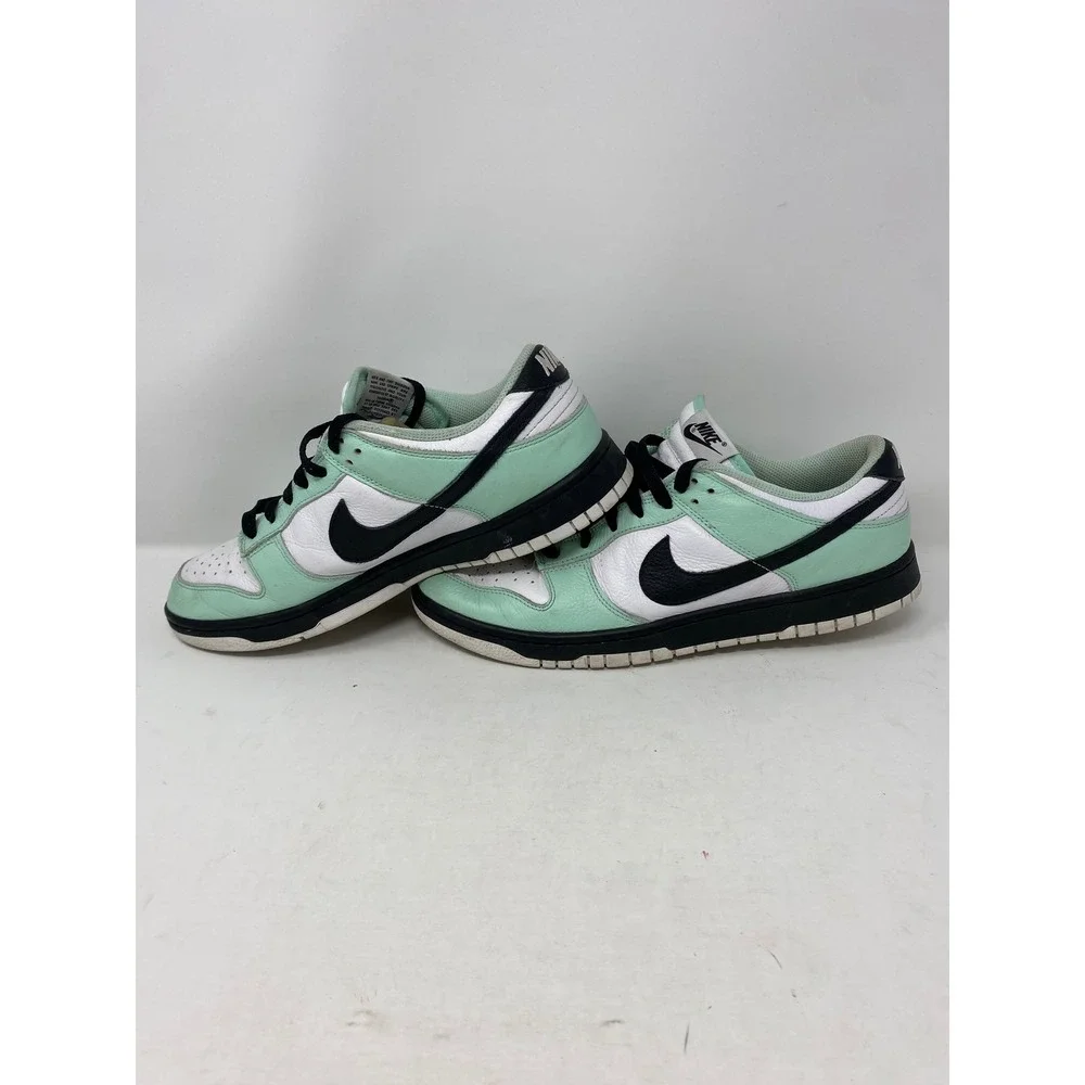 Nike Dunk Low Mint Green White Black Sneakers FN0569-900 Mens 11